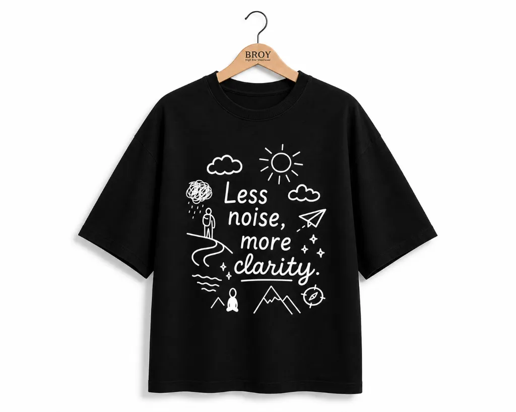 T-shirt_oversize_Noir_Less_Noise.webp