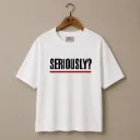 T-shirt oversize SERIOUSLY (Destock)