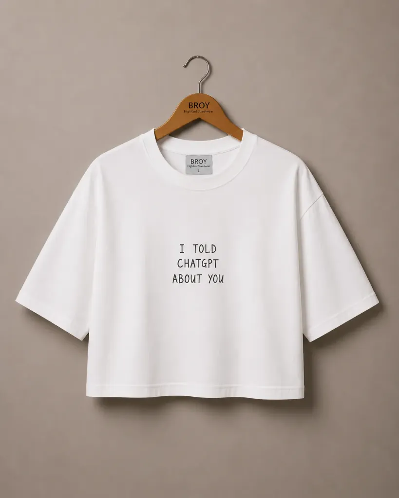 T-shirt I told Chatgpt (Blanc, S (38-40), Top)