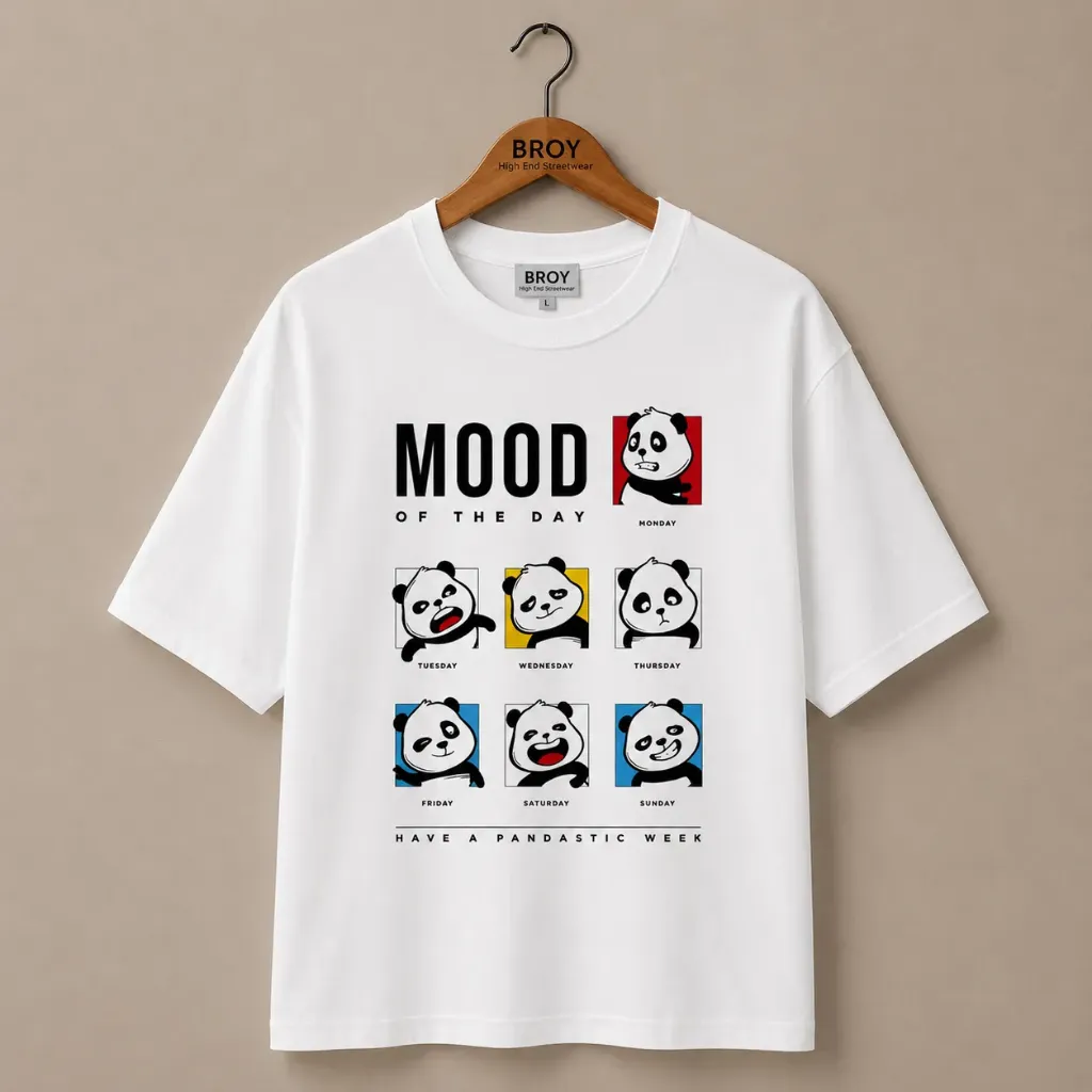 T-shirt Pandastic (Blanc, XS (36))
